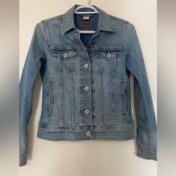 New Levi’s light wash Jean jacket women’s size XS - Picture 1 of 5